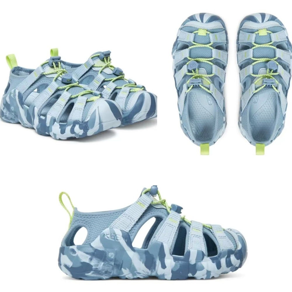 Keen Kids Blue and Light Green Sandals